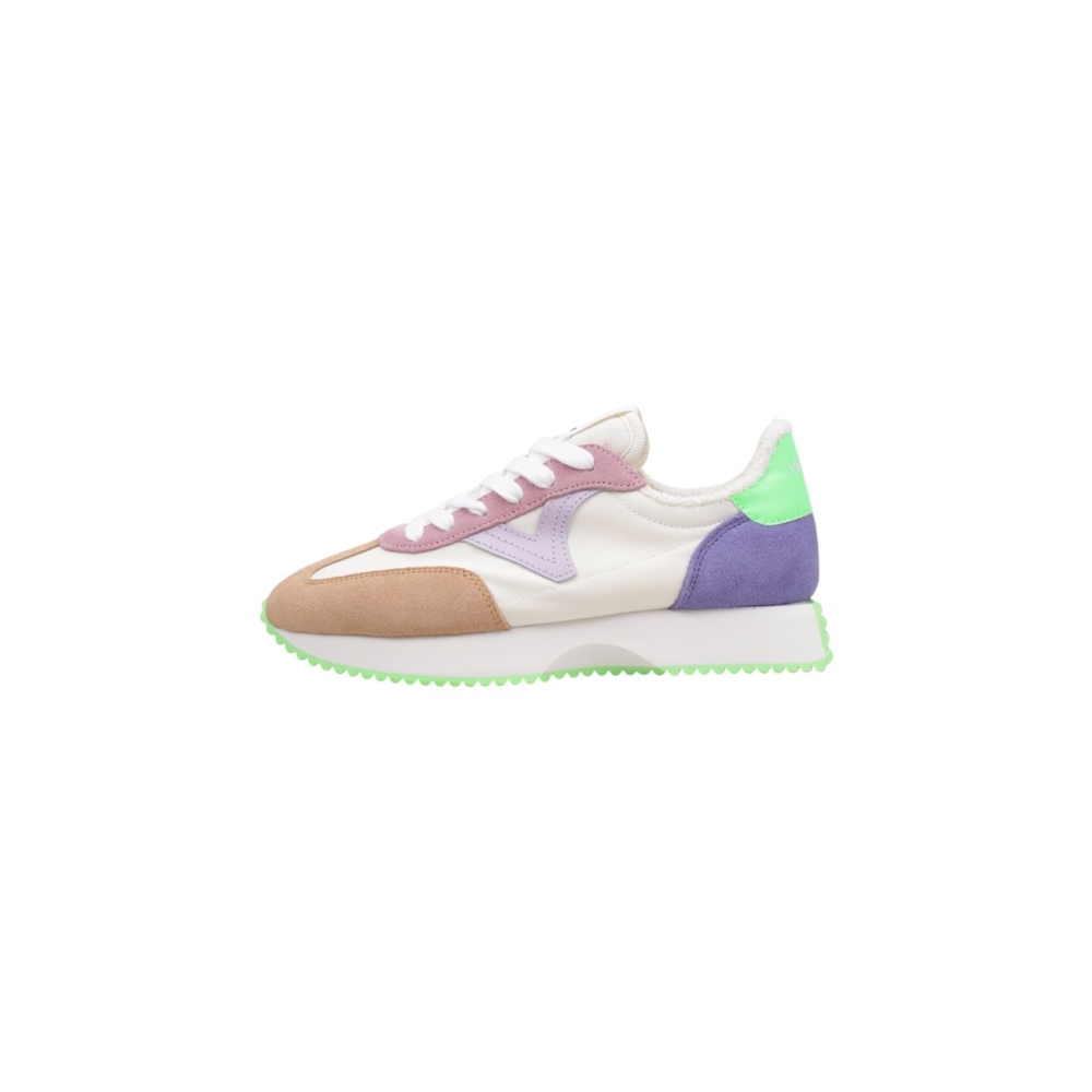 victoria COSMOS NYLON SERRAJE MULTICOLOR Deportivas Planas Mujer Beige