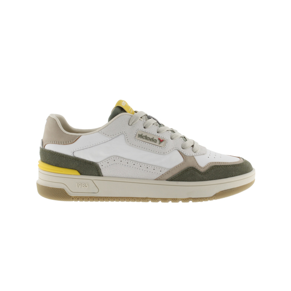 Victoria 1985 C80 Zapatillas de piel con piezas de color y serraje 8800124