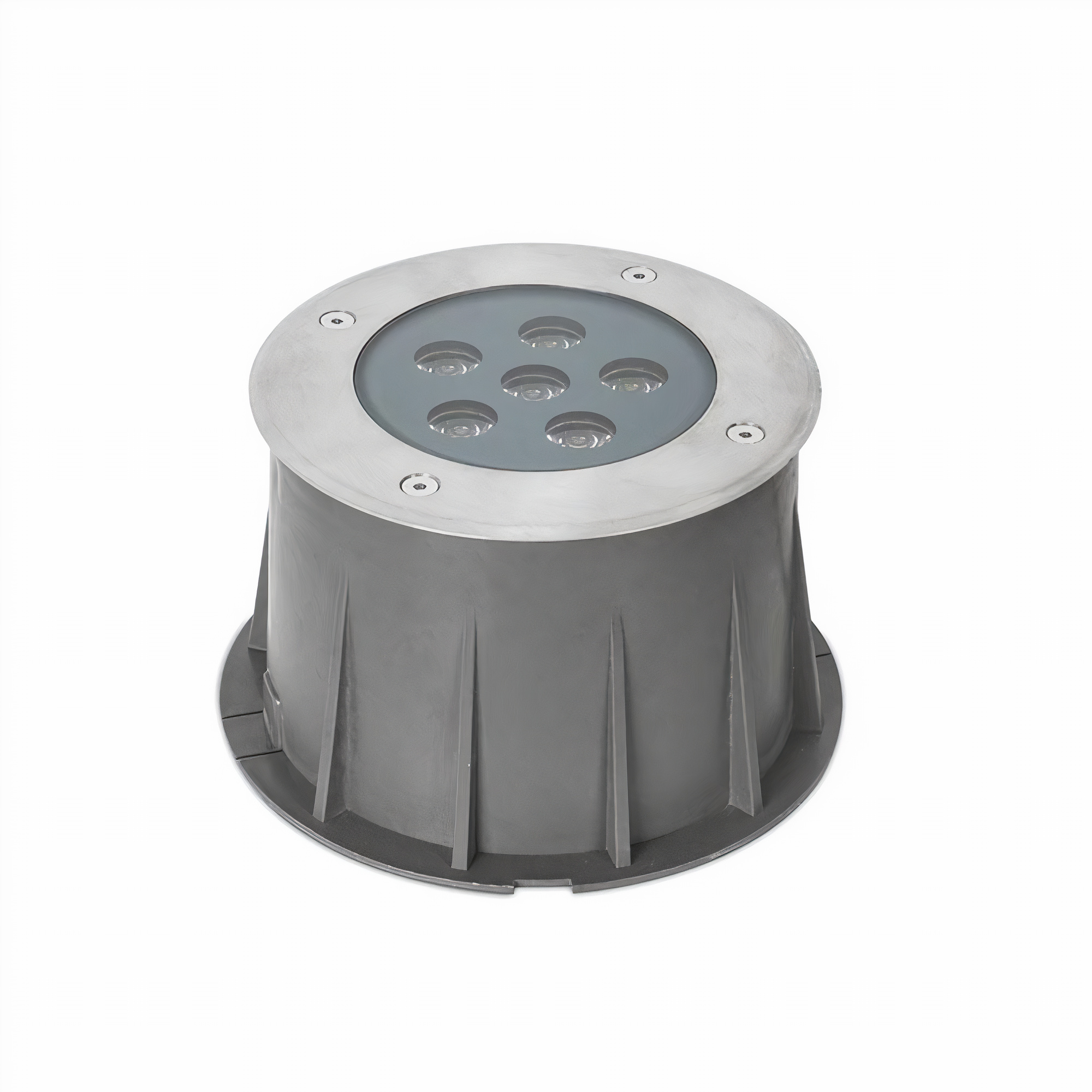 Forlight Empotrable De Suelo Ip65/Ip67 Ringo Ø155Mm Led 9,1W 3000K Acero Inoxidable 632L