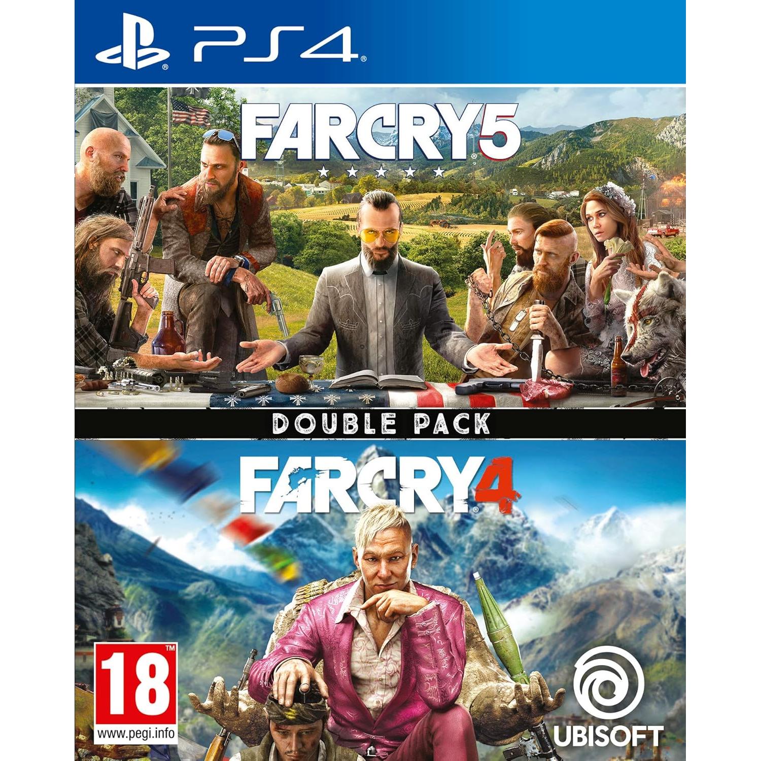 Far Cry 4 + Far Cry 5 Double Pack (Importacion UK) - Sony Playstation 4 - Nuevo Precintado