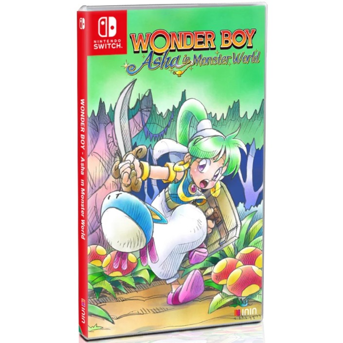 Juego Wonder Boy Asha in Monster World Edición Limitada Numerada para Nintendo Switch PAL EU - Nuevo Original Precintado