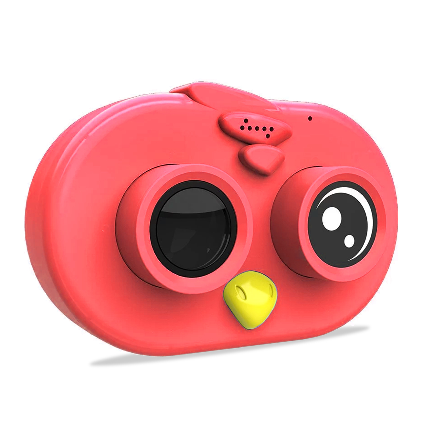 DAM. Cámara de fotos y videos para niños diseño pajarito. Full HD1080 y 12 megapíxeles 8x2x5cm