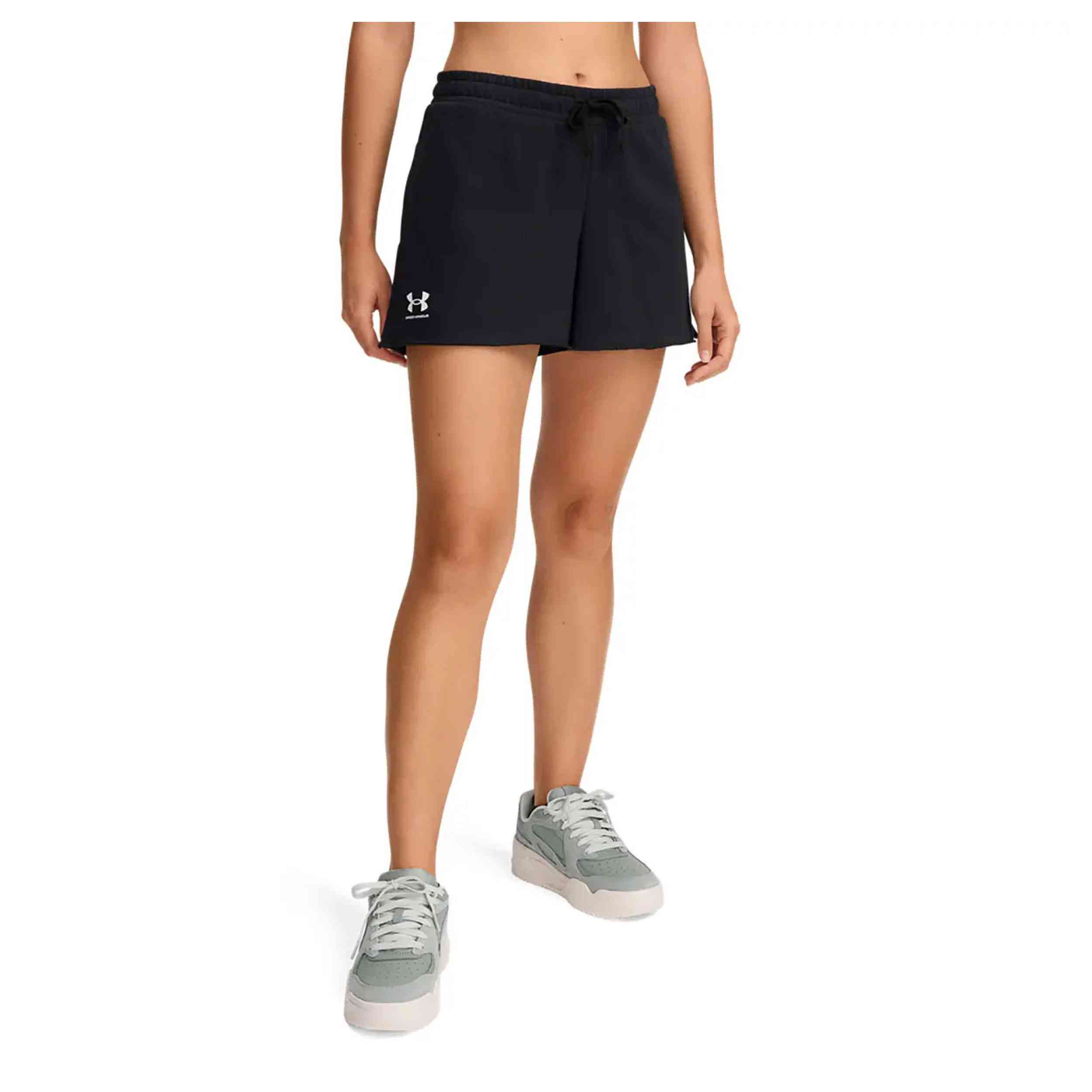 Pantalón Under Armour modelo Ua Rival Terry Short en color Negro