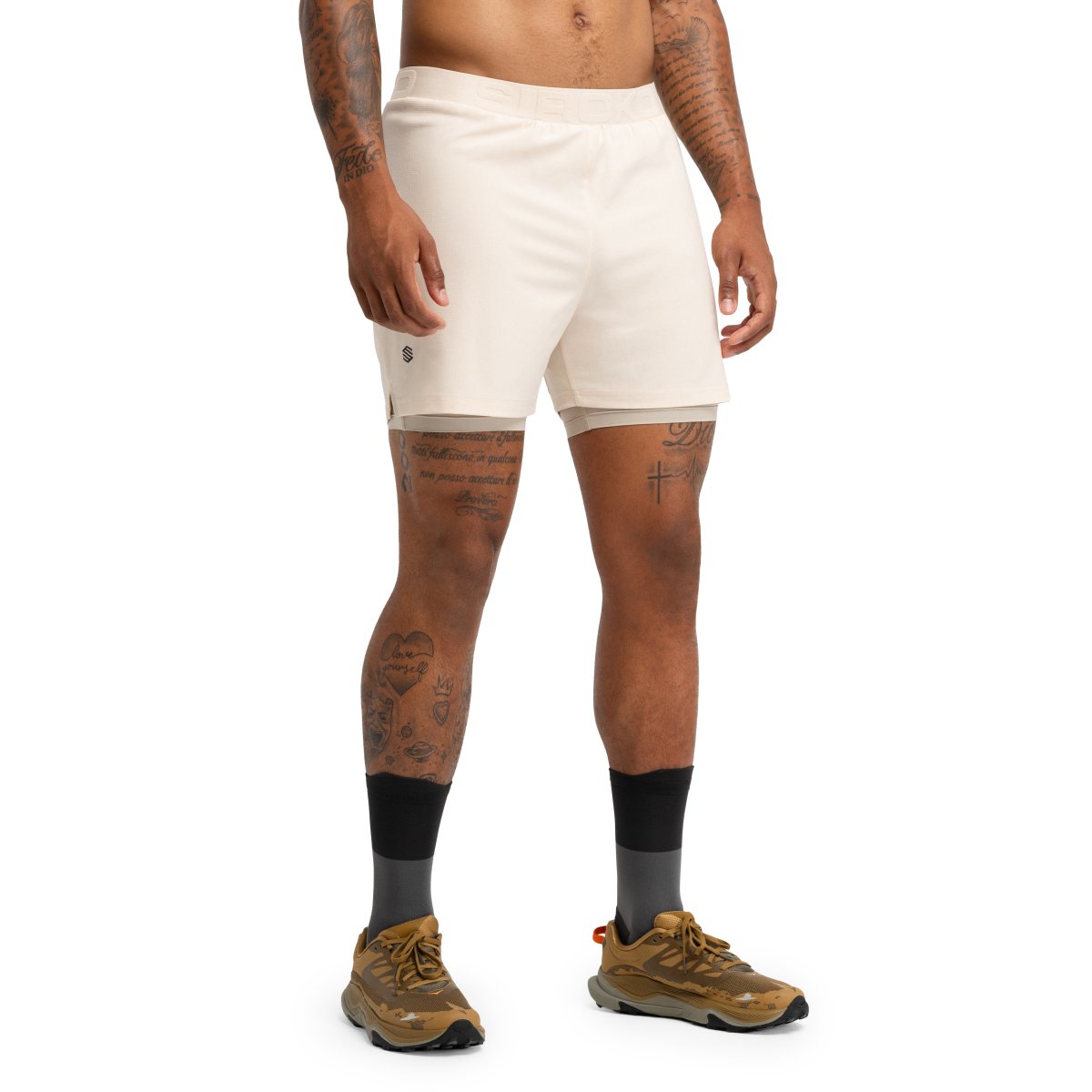 SIROKO - Pantalón Corto Doble Tejido OVERLAND Trail Running para Hombre_