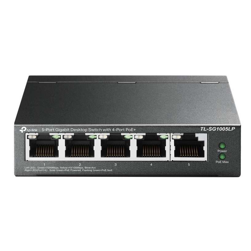 Tp-link tl-sg1005lp switch 5 gigabit ports with 4 poe ports