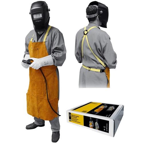 Delantal FORTEX cuero soldador marron