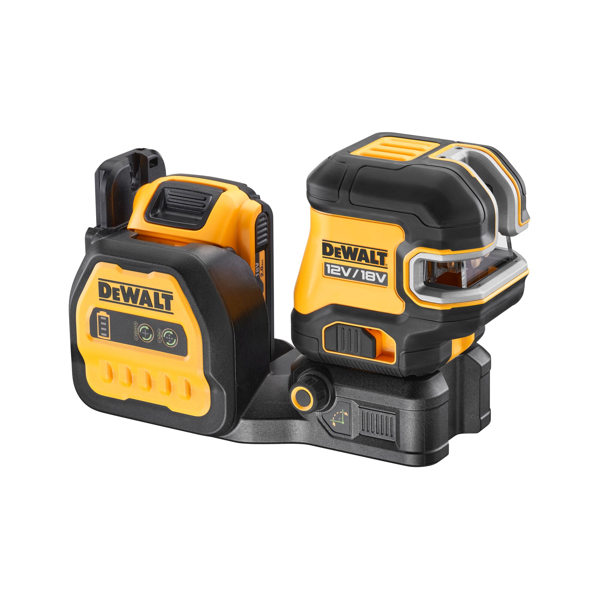 Dewalt Dcle34031N-Xj Nivel Láser Autonivelante Verde De 3 Líneas 360° Sin  Batería/Cargador