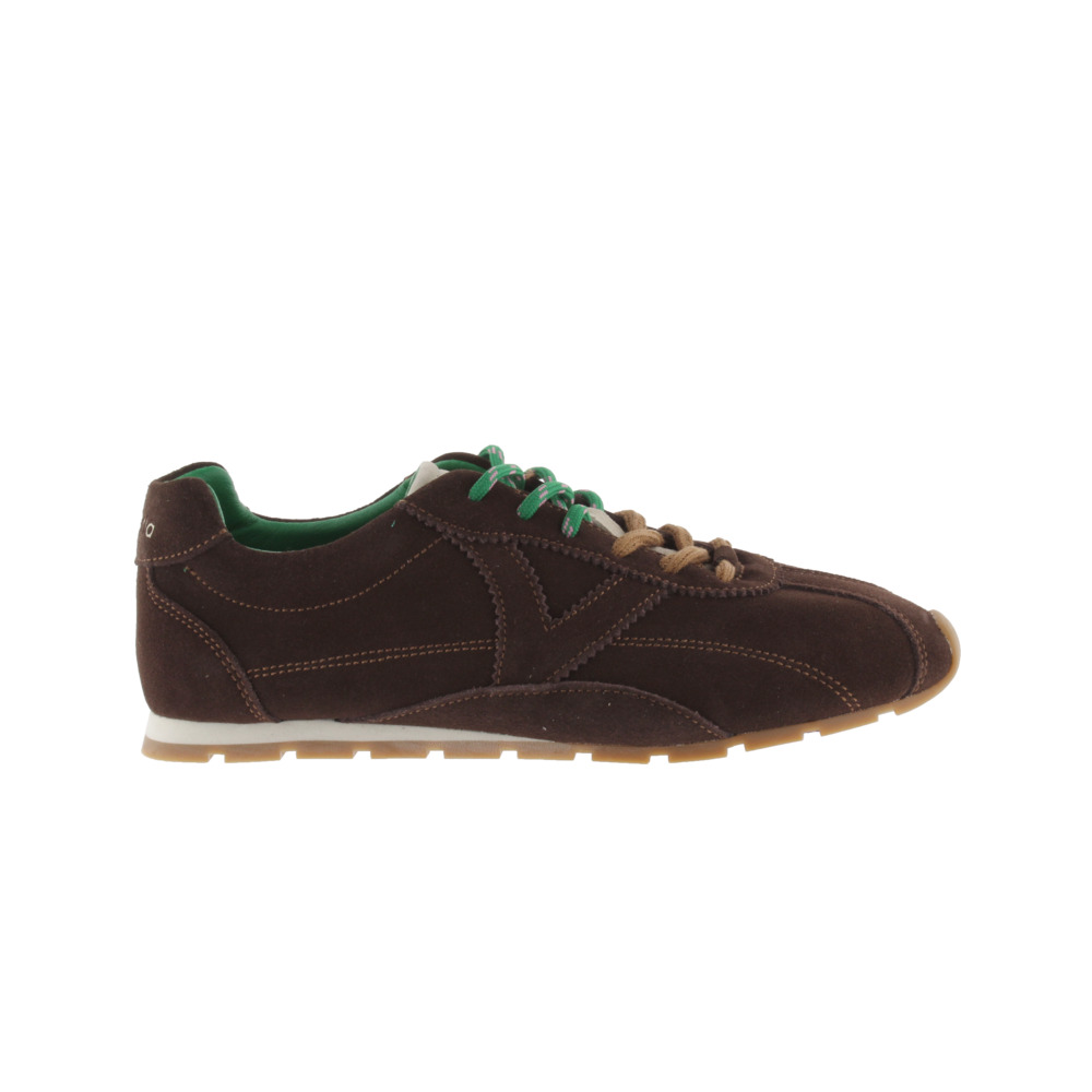 Victoria Aster Zapatillas de serraje con pespuntes marcados y doble cordón 1159100