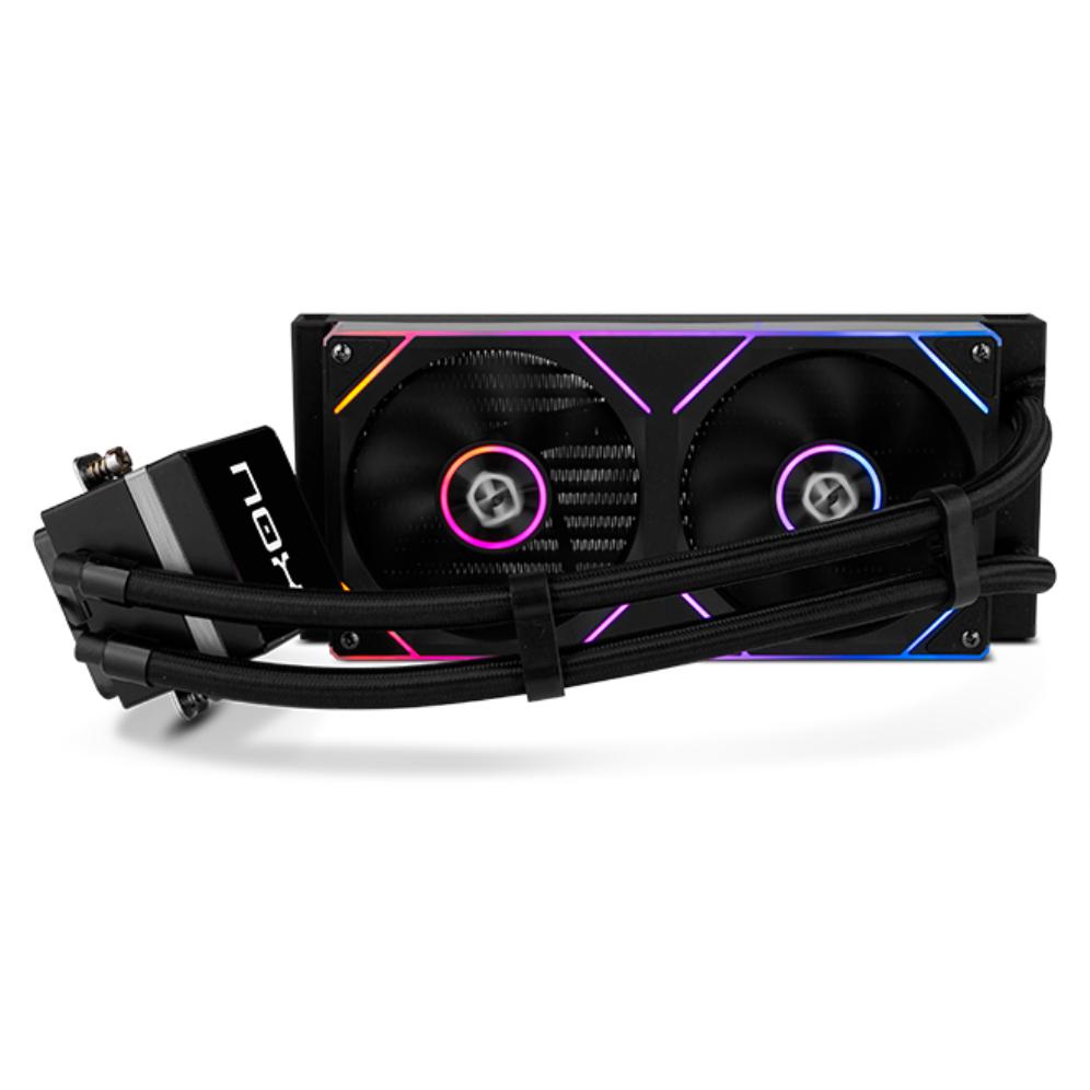 Refrigeración Líquida NOX Hummer M-240 LCD 240mm ARGB Pantalla LCD Personalizable Negra