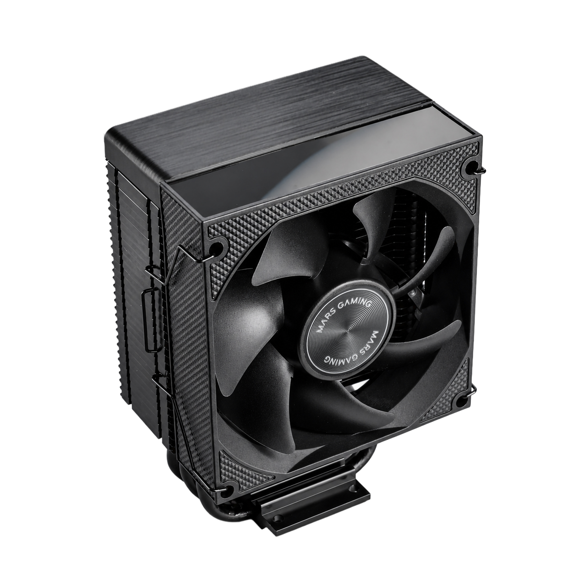 Mars Gaming MCPU-XPRO, Disipador CPU 190W TDP, 3x Heatpipes HCT, Heatsink de Aluminio, Ventilador FDB PWM 90mm, Diseño Compacto Full Black, Compatible con Sockets Intel y AMD, Negro