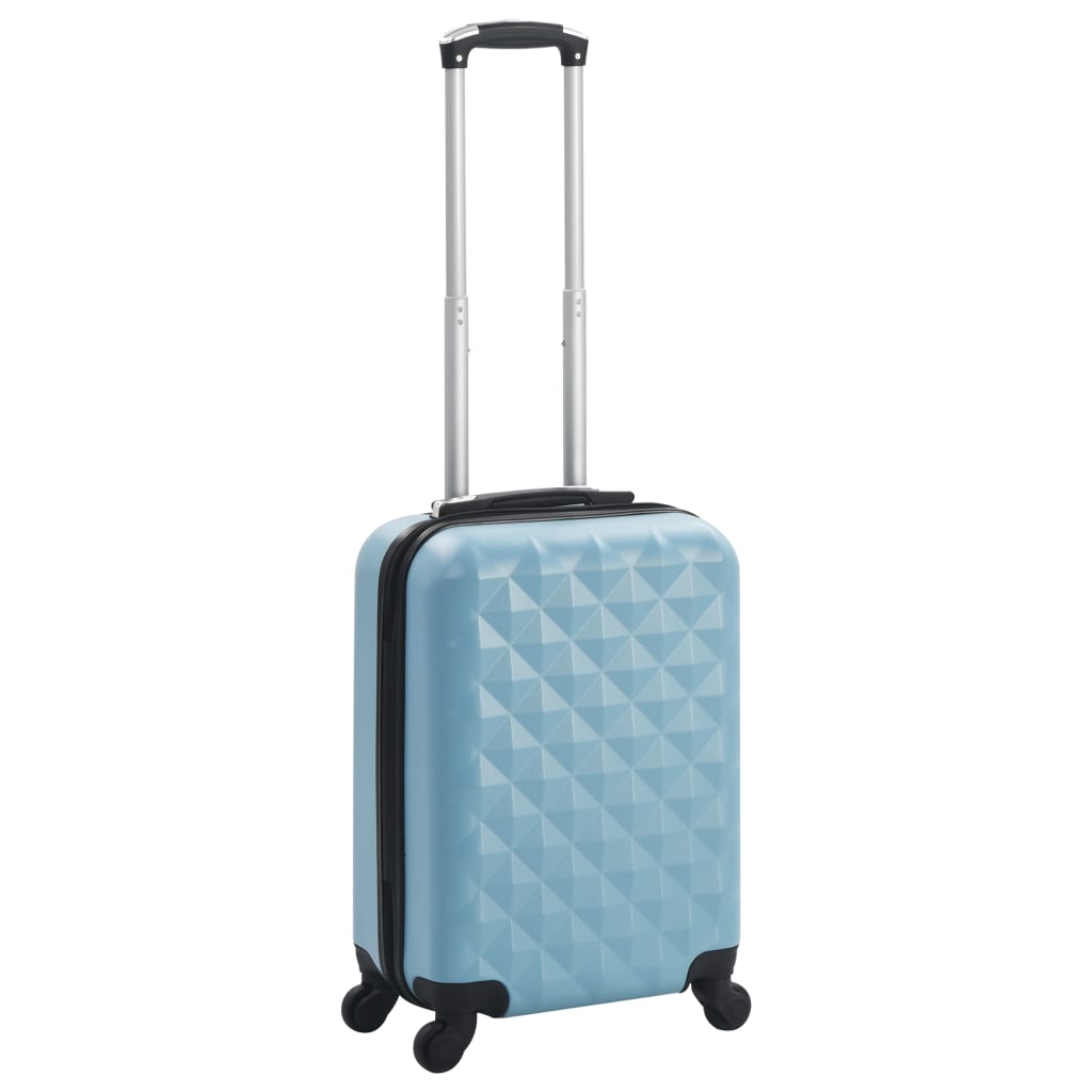 vidaXL Maleta con Ruedas Trolley Rígida ABS Accesorios Transporte Viajes Color Azul,  Negro,  Plateado y mas