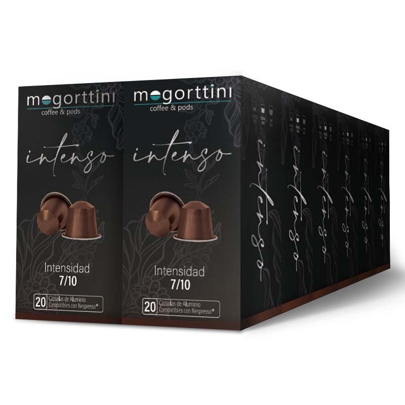 Mogorttini - Café Intenso Mogorttini 240 Cápsulas compatibles Nespresso en aluminio 8436583660591