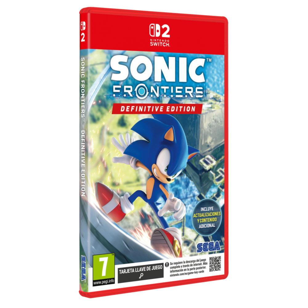SONIC FRONTIERS DEFINITIVE EDITION NINTENDO SWITCH 2 - PAL España - SEGA - Plaion - Plataformas - Aventura - PREVENTA - Lanzamiento 10/07/2026