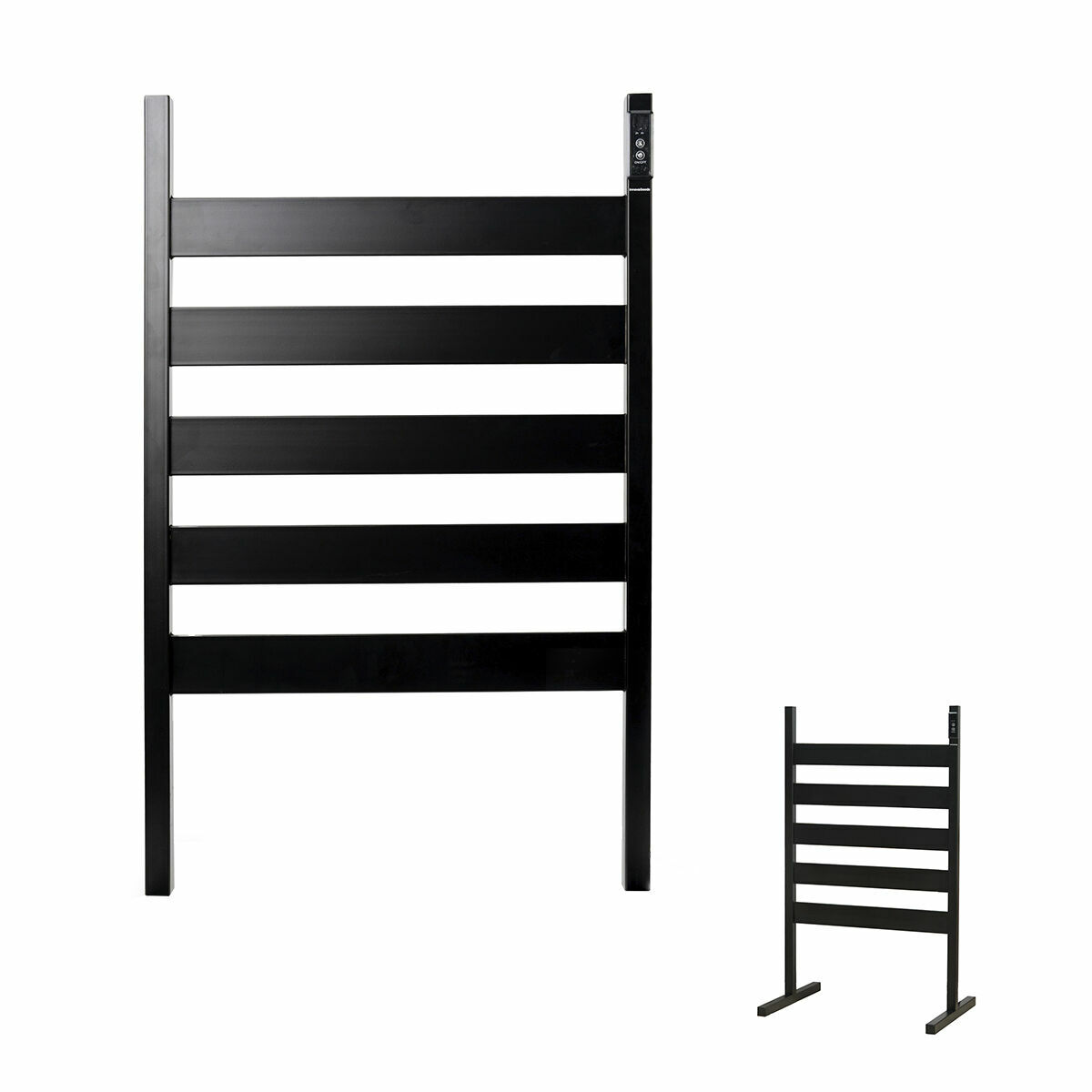 Innovagoods ®   Electric bathroom towel rack 140 w, 5 bars towel rack, free-standing or wall towel rack for bathroom quick-drying, electric free-standing towel rack with max. temperature 55 oc, ideal for drying or heating towels