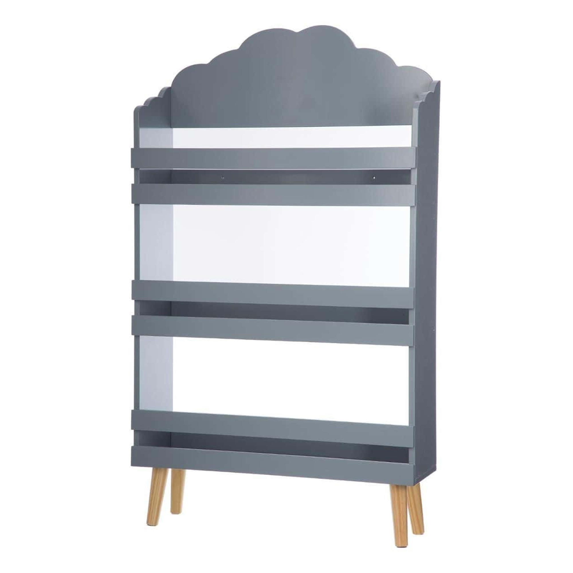 WELL HOME - Librería infantil con 3 estantes en color gris