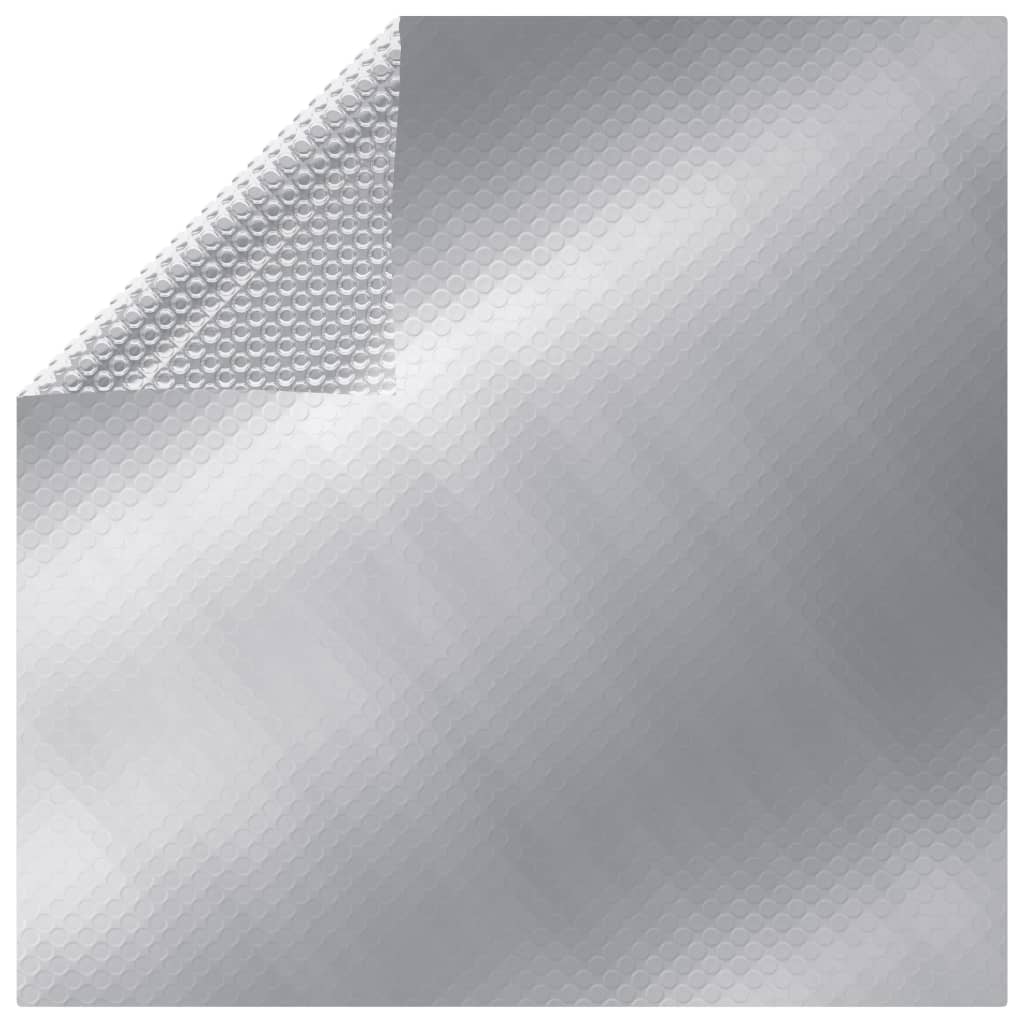 vidaXL Cubierta de Piscina Rectangular PE Plateado Toldo Tapa Dimensiones 500 x 300 cm,  600 x 400 cm,  800 x 500 cm y mas