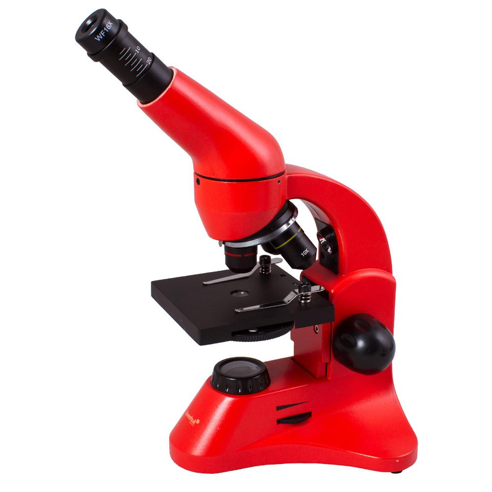 Microscopio Levenhuk Rainbow 50L PLUS Moderno y Colorido