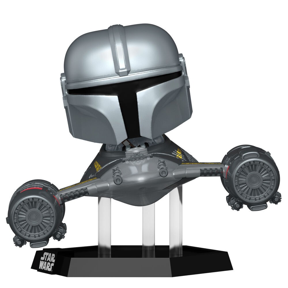 Figura POP Rider Deluxe Star Wars Mandalorian 9 the Mandalorian N-1 Starfighter