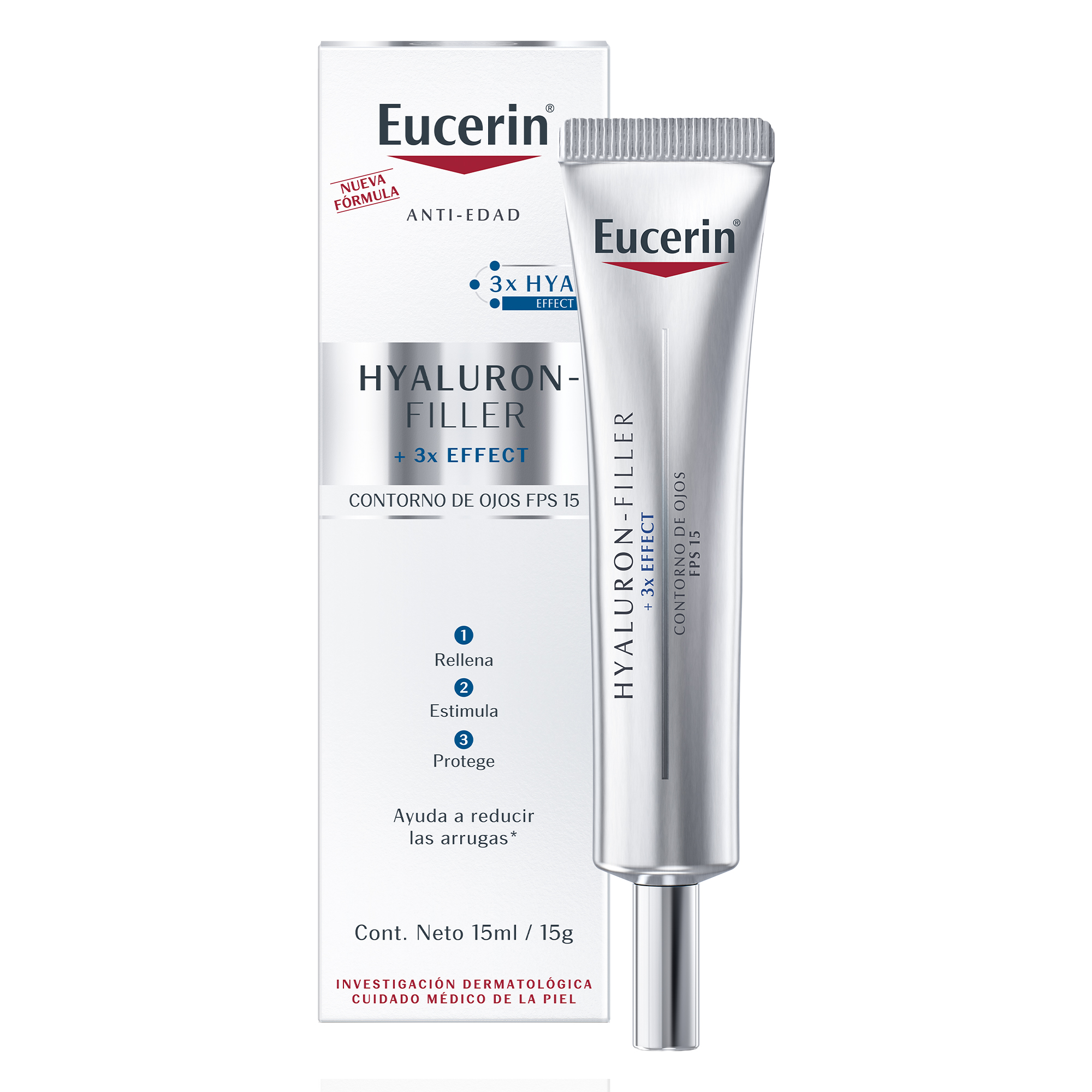 EUCERIN Hyaluron-Filler Contorno de Ojos Antiedad 15 ml