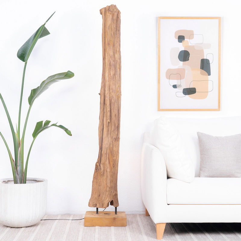 Wabi Home Lámpara Organic L de pie - Madera