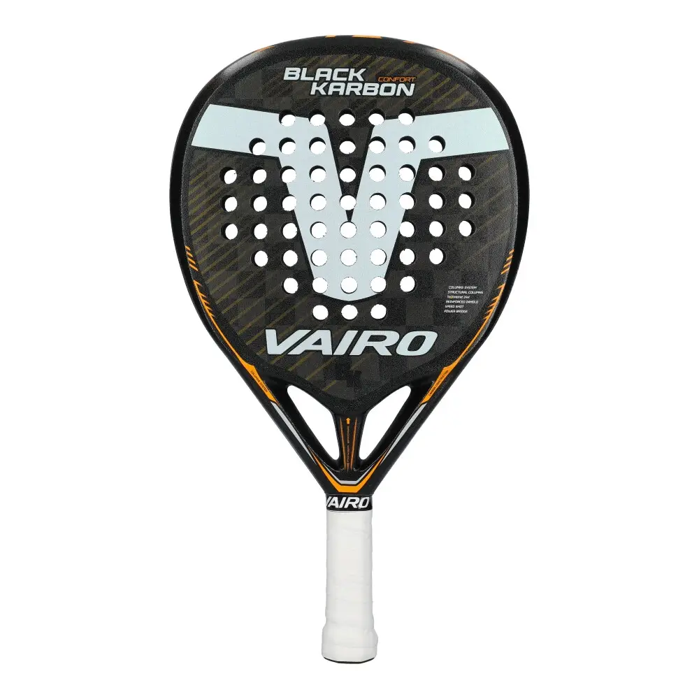 Pala de Pádel Vairo Black Karbon Confort