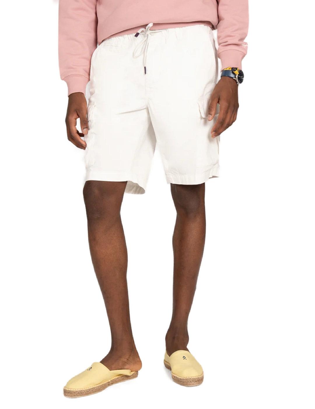 Bermuda Harper & Neyer cargo blanca para hombre