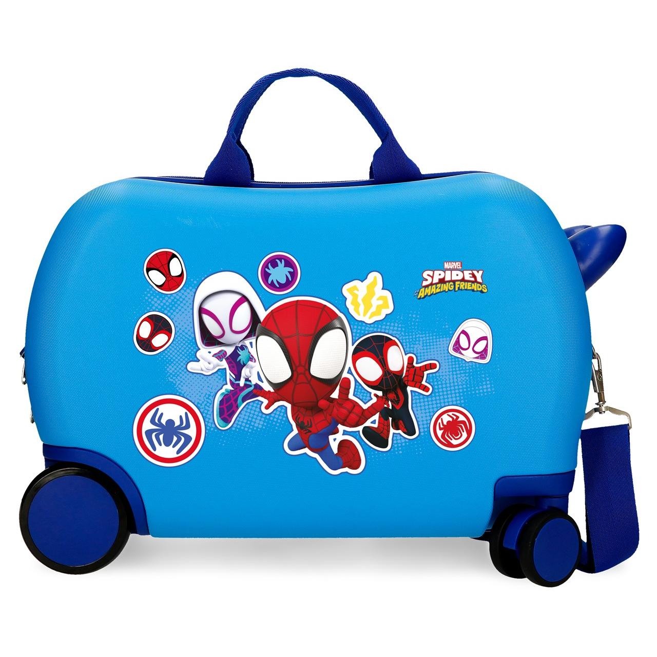 Maleta infantil Go Webs Go Spidey azulon 45x31x20 cm
