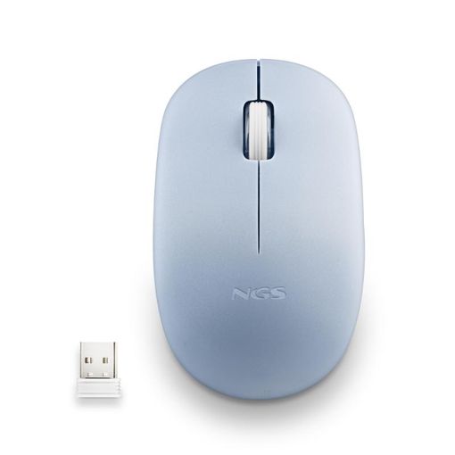 Ratón inalámbrico NGS Fog pro azul y negro