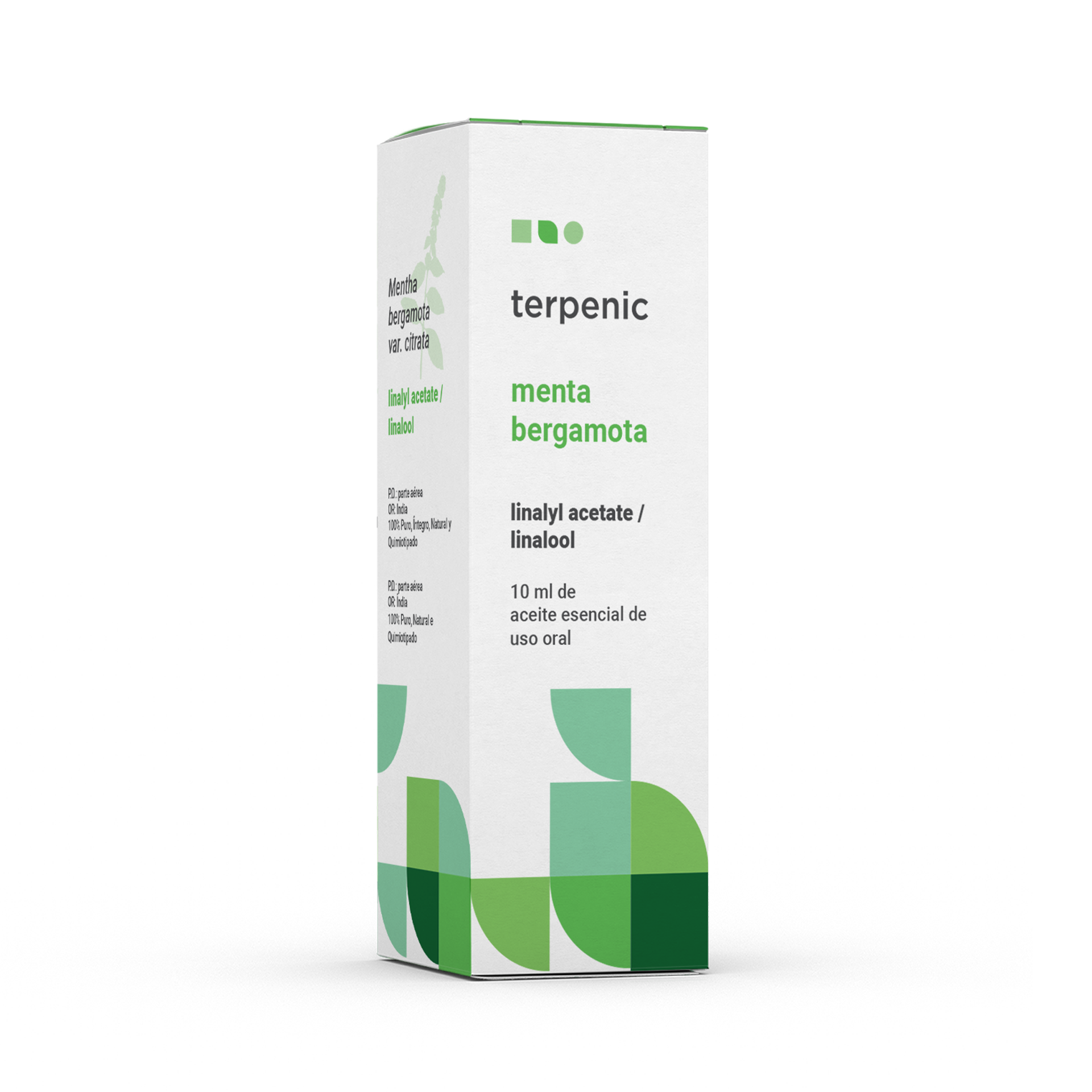 Aceite Esencial Menta Bergamota 10 ml de aceite esencial (Menta) Terpenic