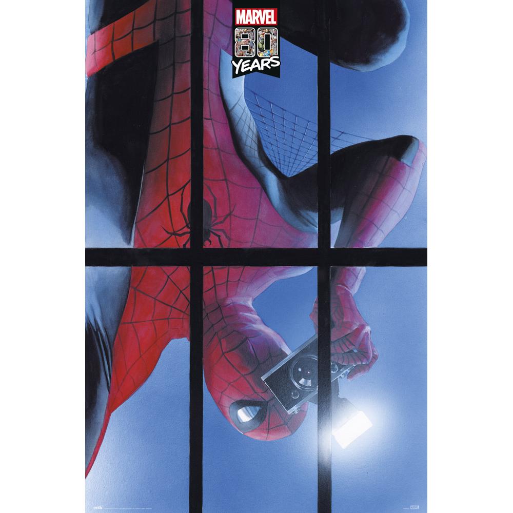 Grupo Erik Póster Marvel Spider Man 80 Aniversario - Alta Calidad
