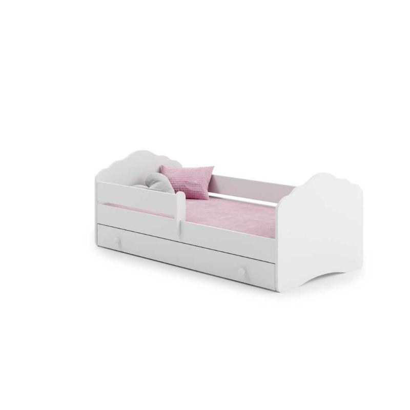 Cama de criança 140 x 70 colchão e estrado incluídos Kobi Wave