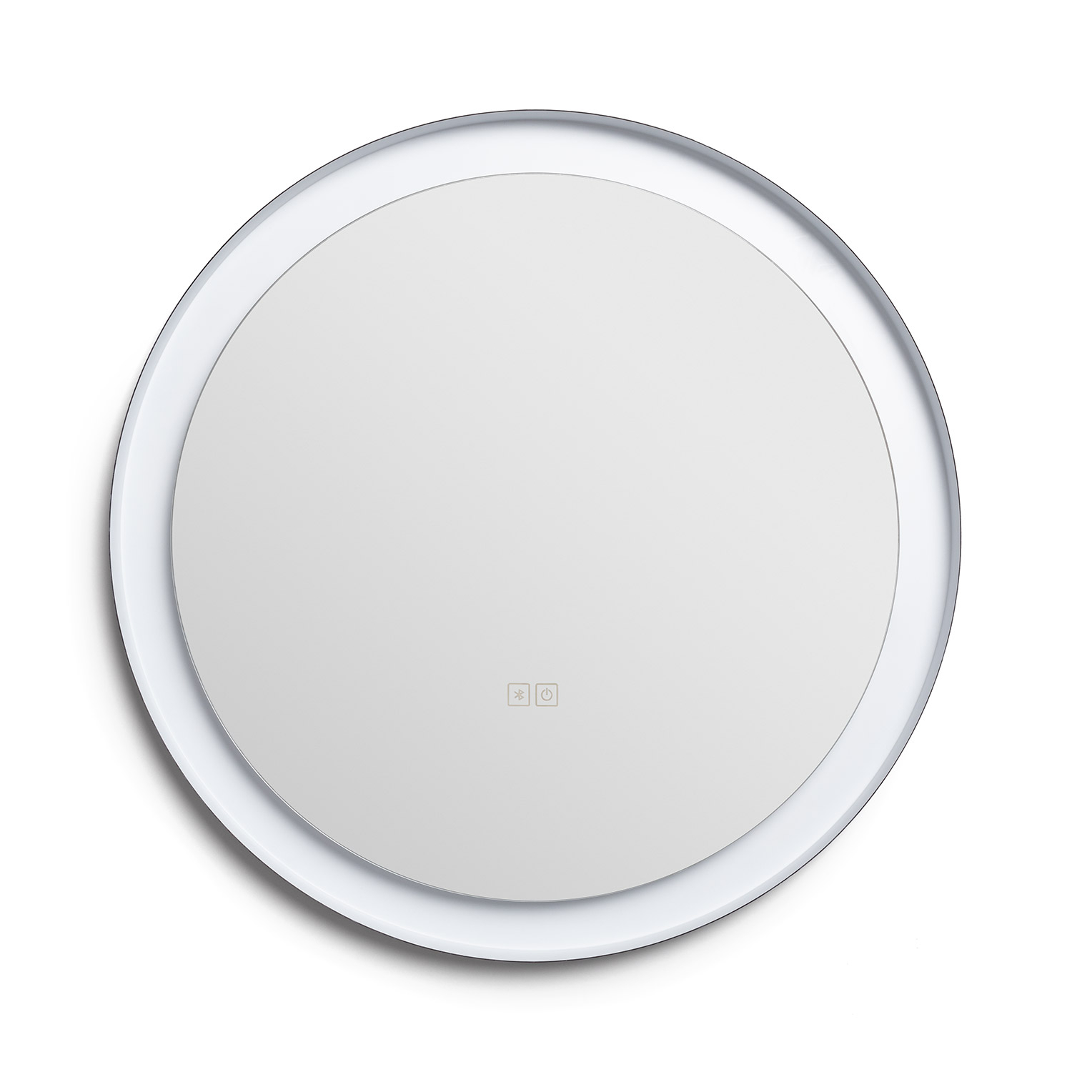 Ledkia Espejo Baño con Luz LED y Antivaho Ø60 cm Nahia Seleccionable (Cálido-Neutro-Frío)