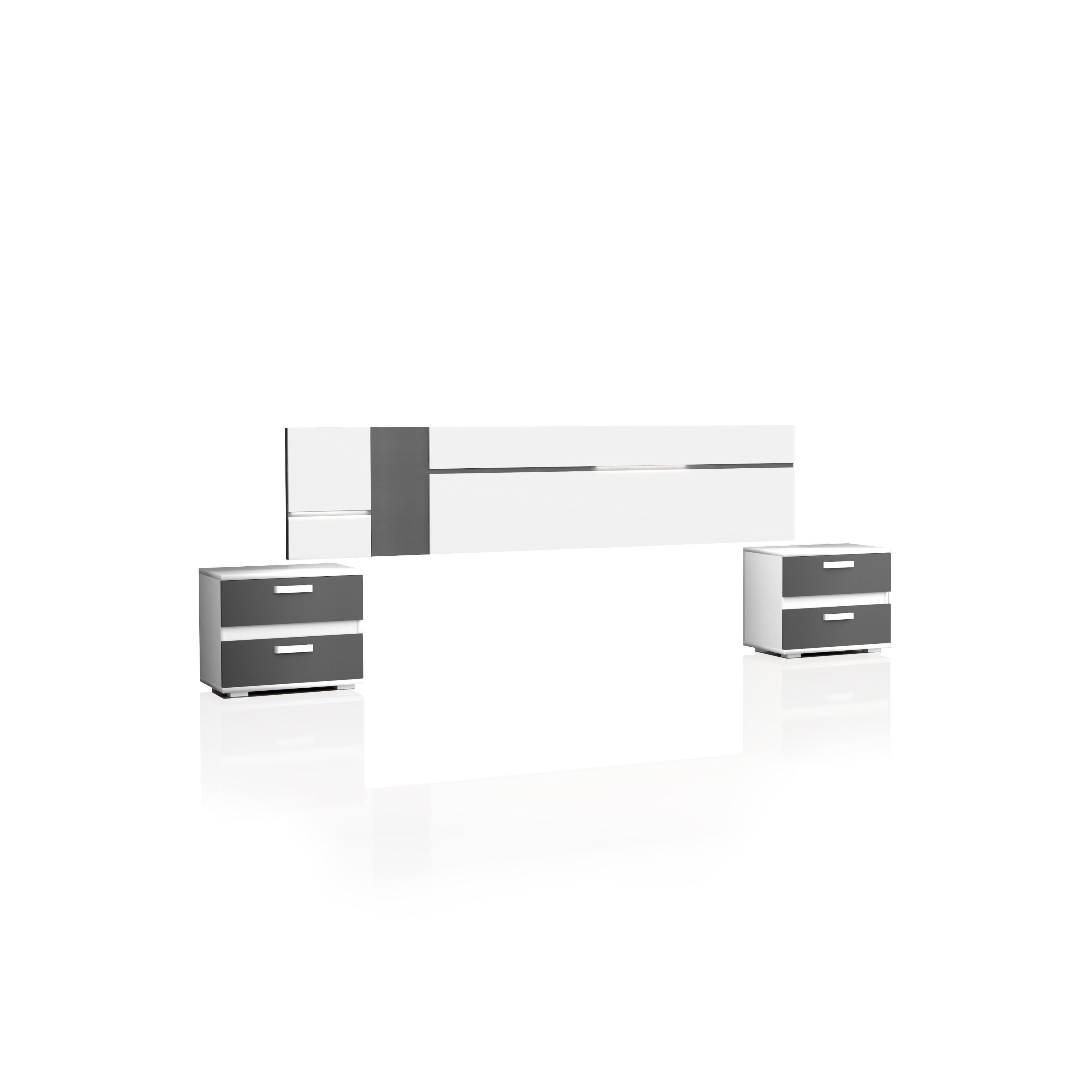duehome - Cabecero con mesitas Ataneq Air