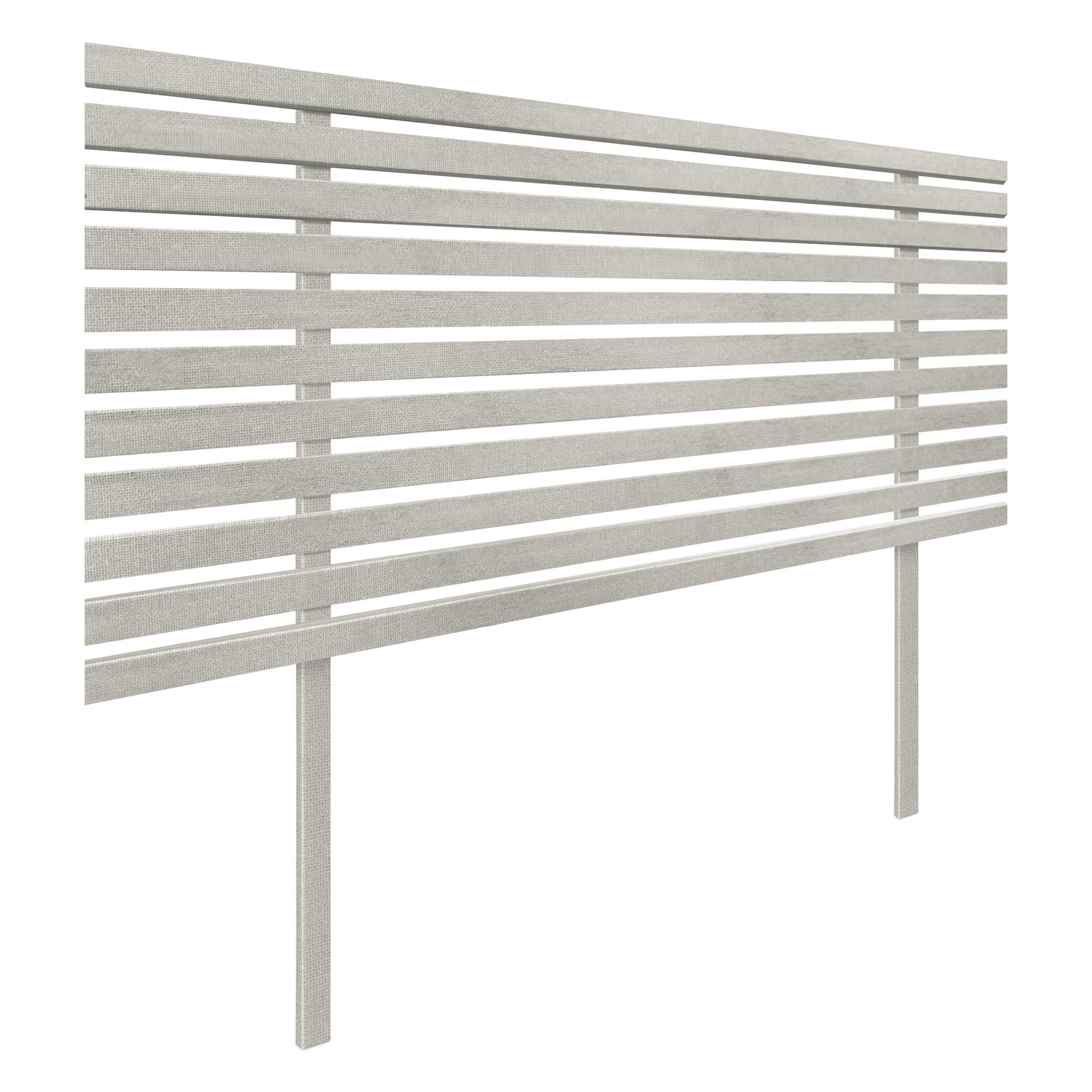 DHOME Cabecero de Madera reciclada DM Estilo Japones con Patas Cama Palets Herrajes incluidos