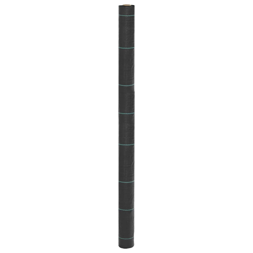 vidaXL Membrana para malezas PP negra 1,5x100 m