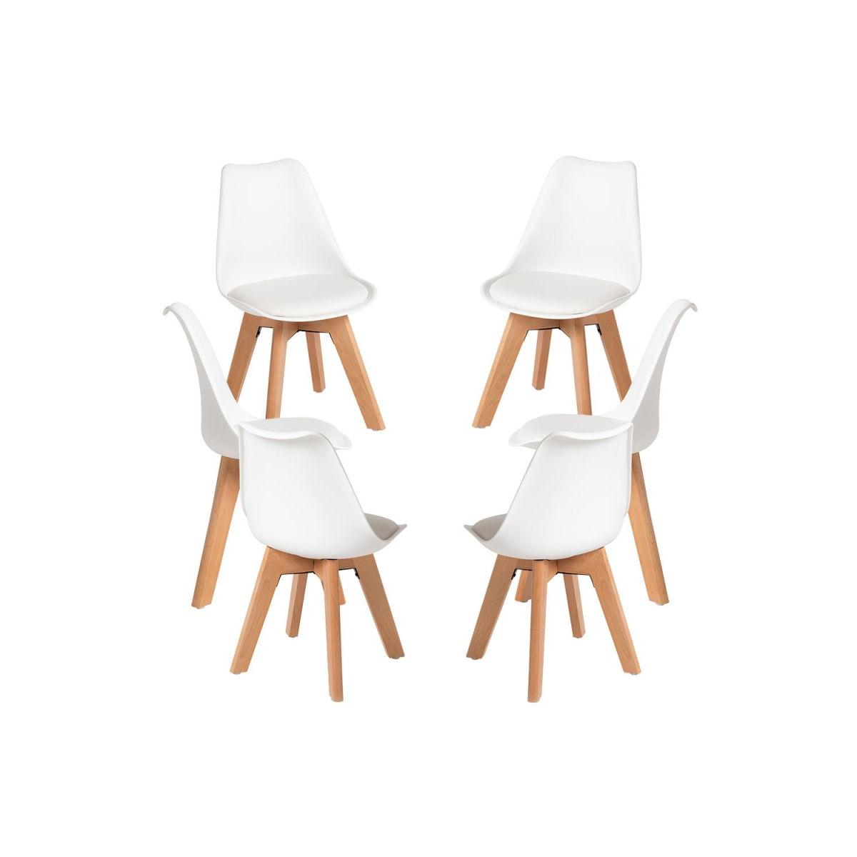 Regalos Miguel - Ofertas Límite - Pack 6 Sillas Synk Kid (Infantil) - Blanco