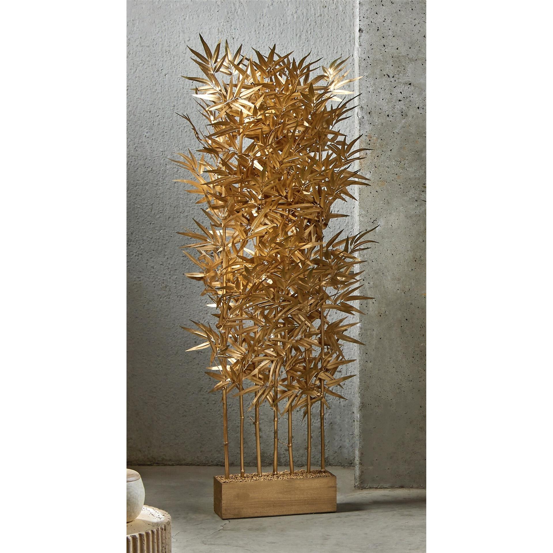 Separador bambu 7 ramas oro 165 cms. 66x165 cmsEl mejor complemento para tu hogar.