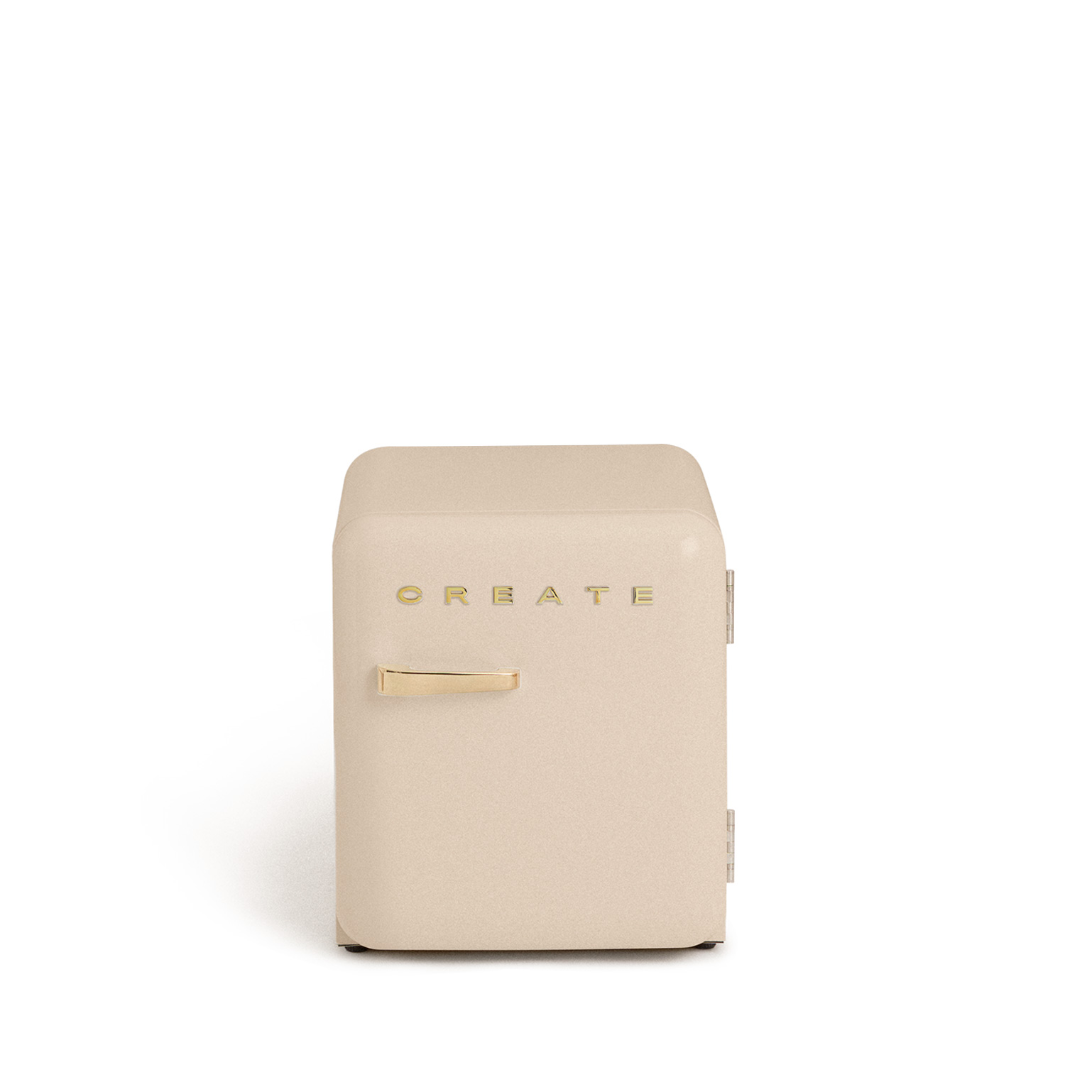 CREATE - RETRO FRIDGE 48L GOLD - Frigorífico, Estética Retro Vintage