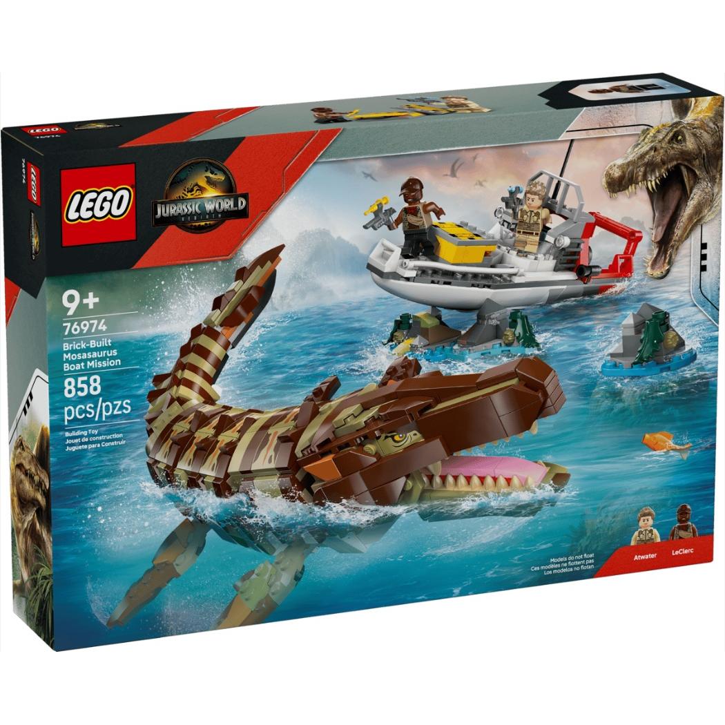 LEGO JURASSIC WORLD MISION NAVAL: MOSASAURUS CONSTRUIBLE SET 76974