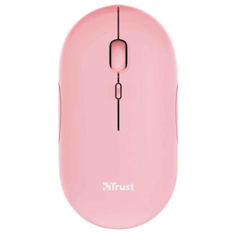 Trust puck wireless mouse 1600dpi pink