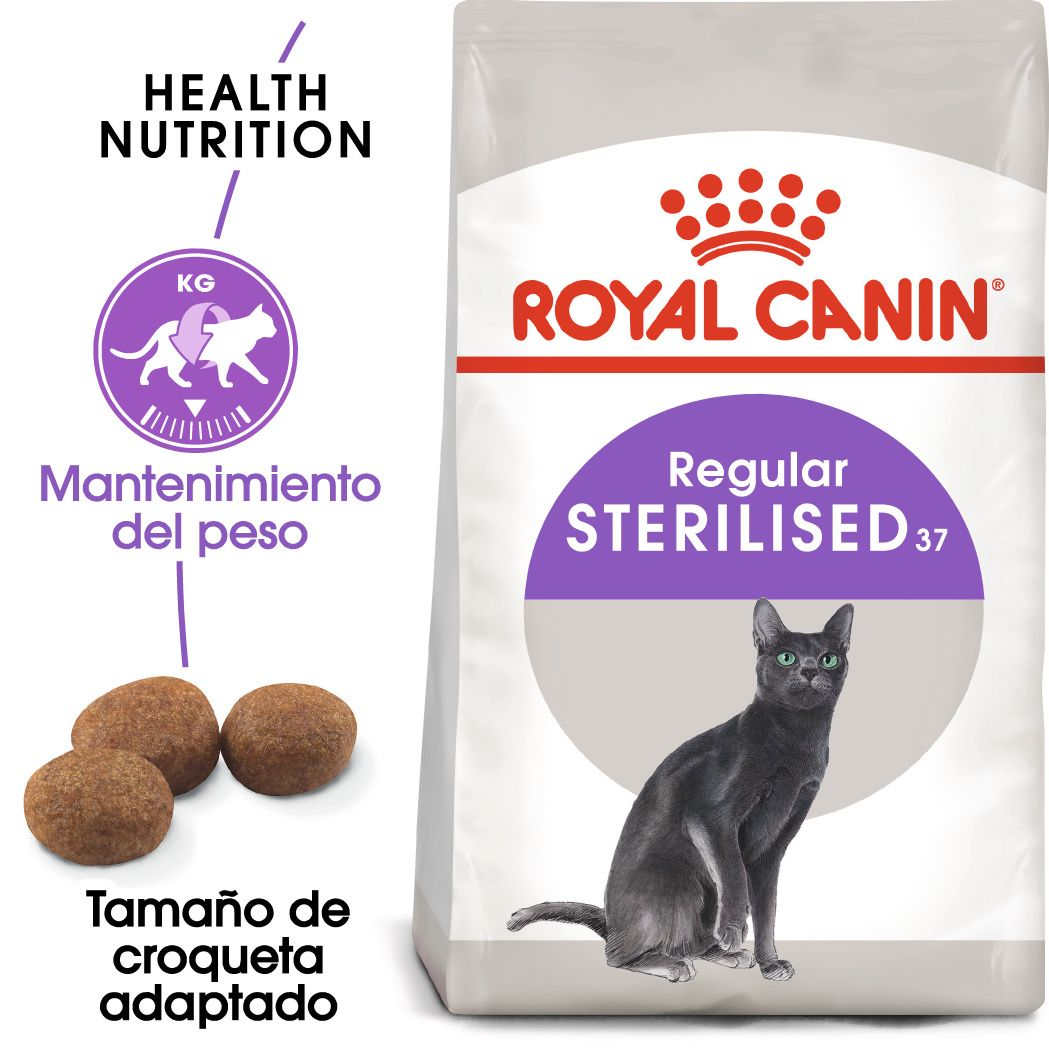 Royal Canin Feline Sterilised 37 4 Kg - Pienso Para Gatos Esterilizados.