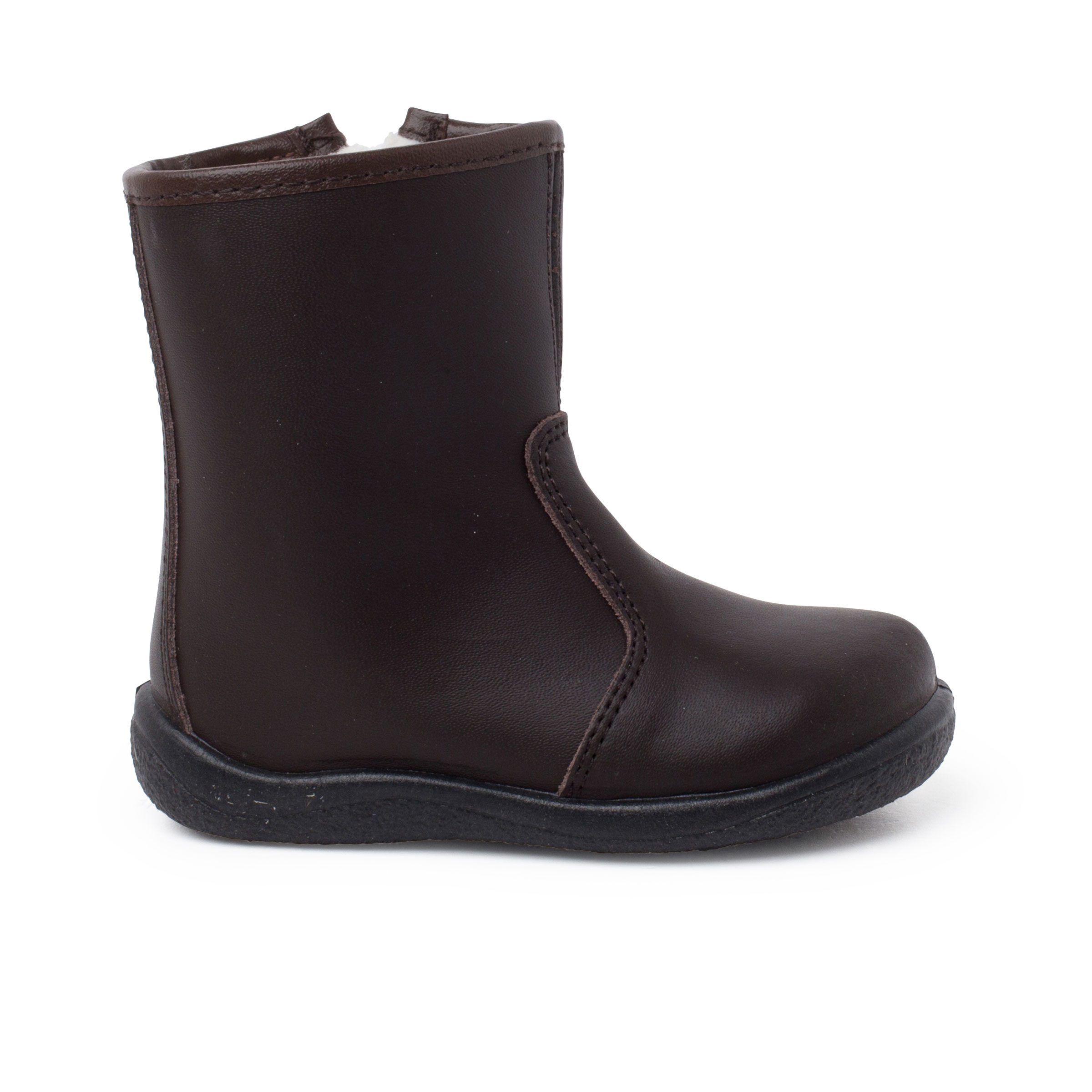 Botas Pisamonas Lisas Piel Lavable para Niños y Niñas