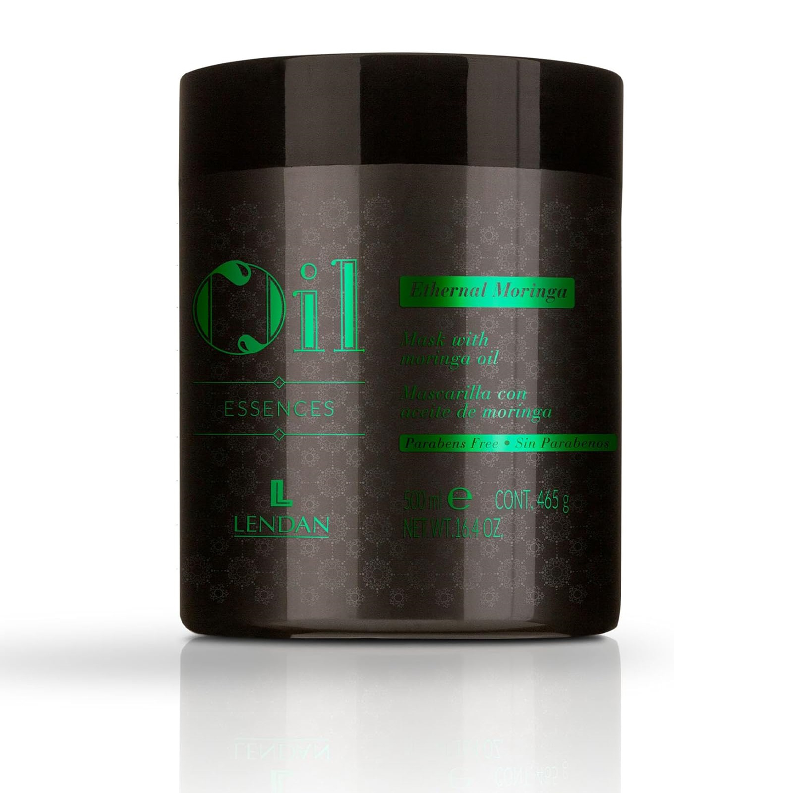 Lendan Oil Essences Ethernal Moringa Mask 500 Ml. / Mascarilla Nutritiva Reparadora con Aceite de Moringa.