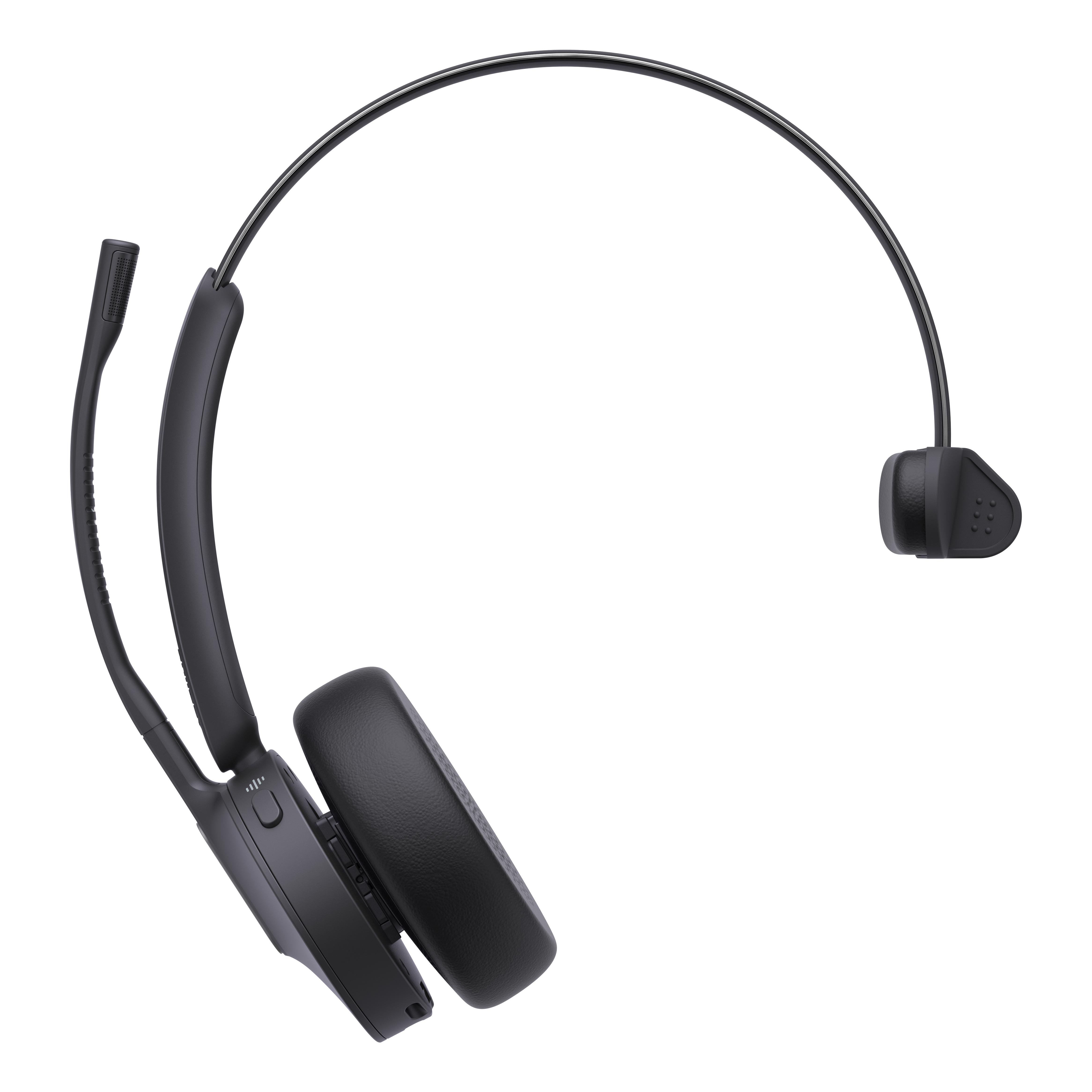 Yealink BH70 Mono UC Auriculares Inalámbrico Diadema Oficina/Centro de llamadas USB Type-C / USB Type-A Bluetooth Negro