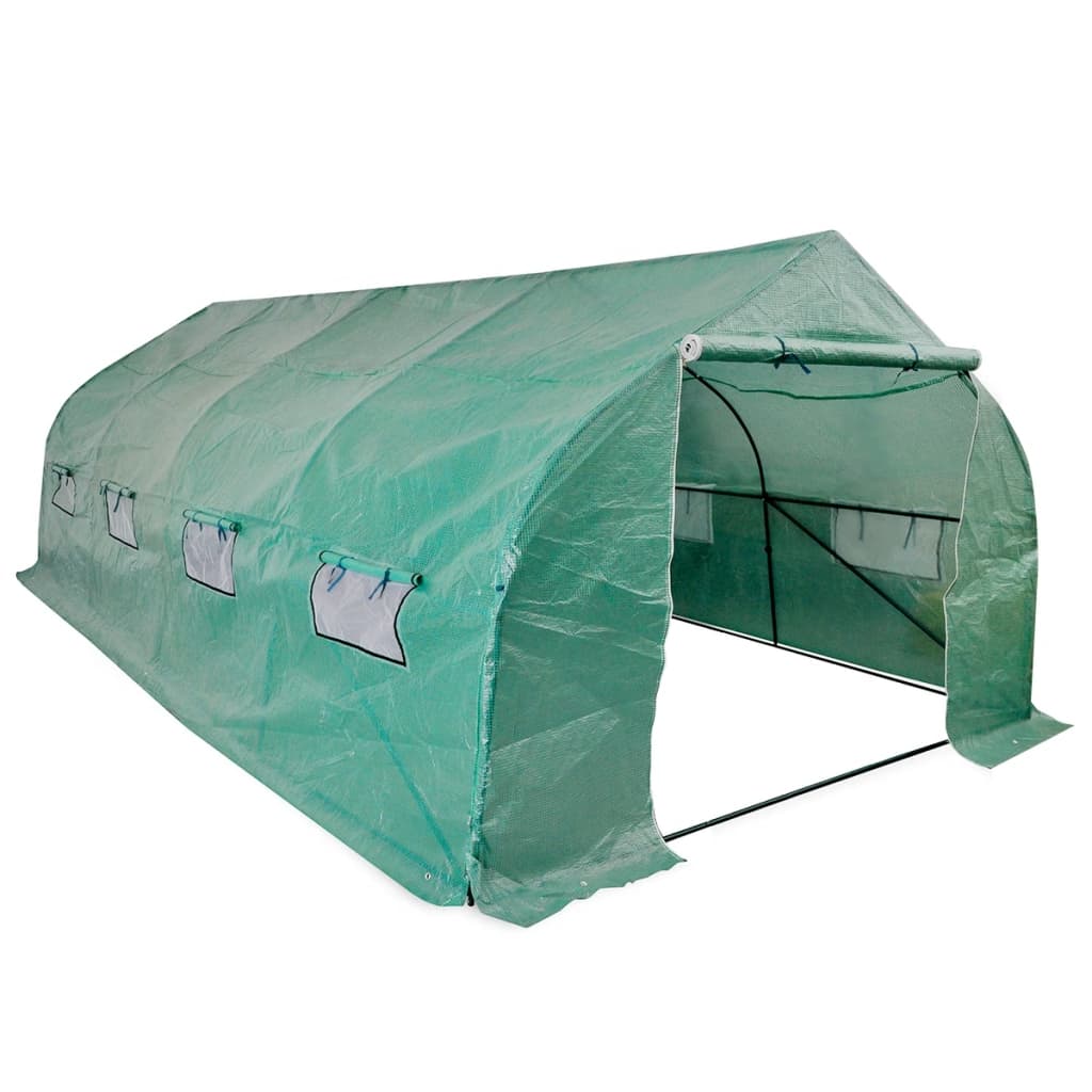 vidaXL Invernadero tienda portátil estructura de acero 18 m²