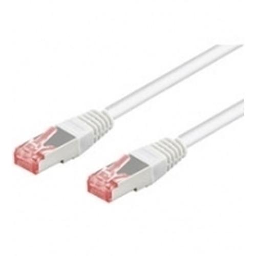 Goobay Cat 6-1500 SSTP PIMF 15.0m - Cable de Red (15 m, Blanco)