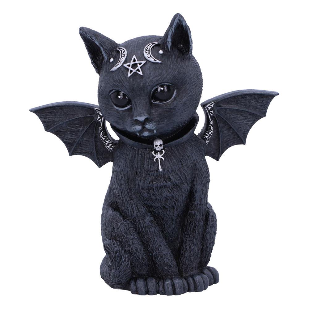 Nemesis Now Gato Malpuss negro con alas en diseño oculto como figura coleccionable