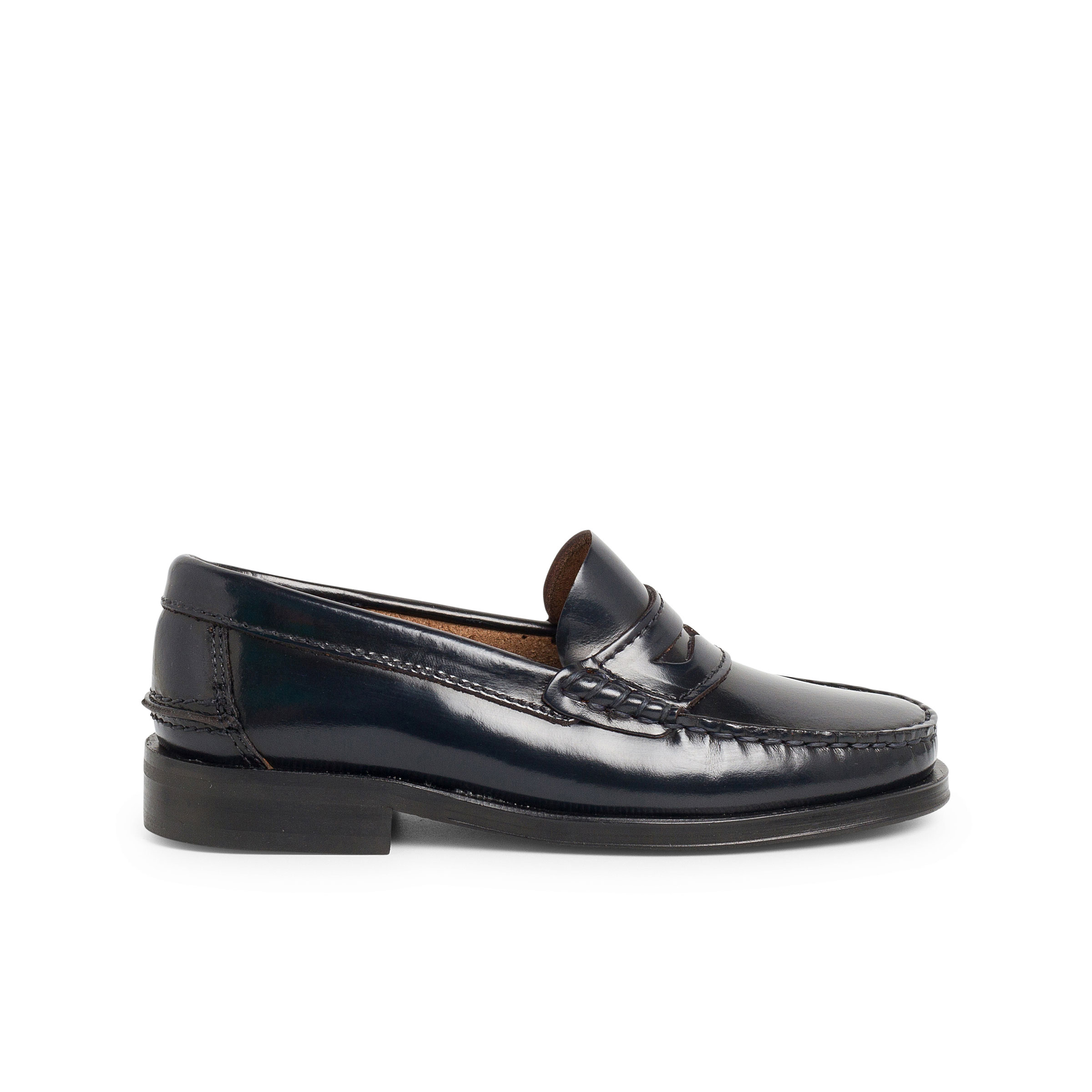 Pisamonas zapatos castellanos mocasines de piel para niño