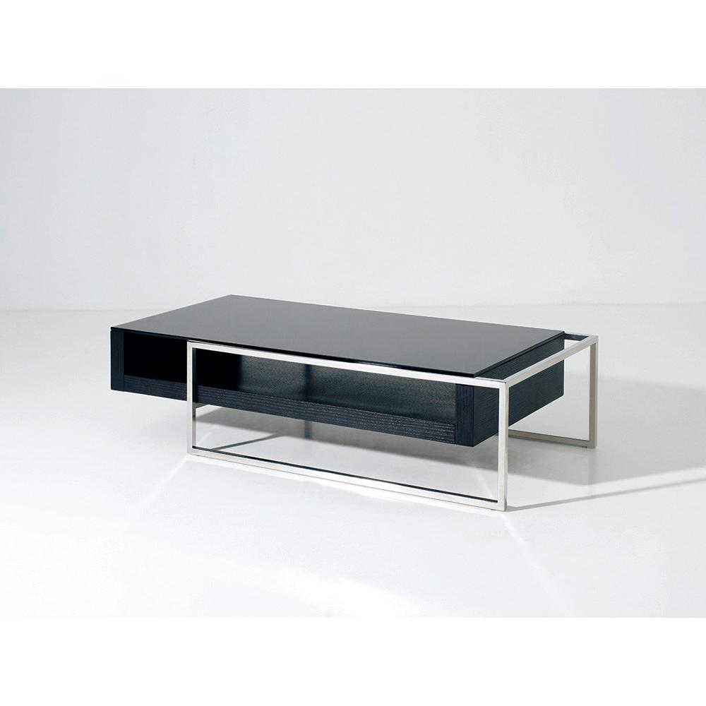 Habitat y Jardin - Mesa de centro "Julie"  - 130 x 63.8 x 33.7 cm - Negro