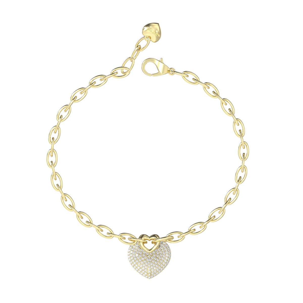 Guess Pulsera Mujer Crazy In Love De Acero Dorado